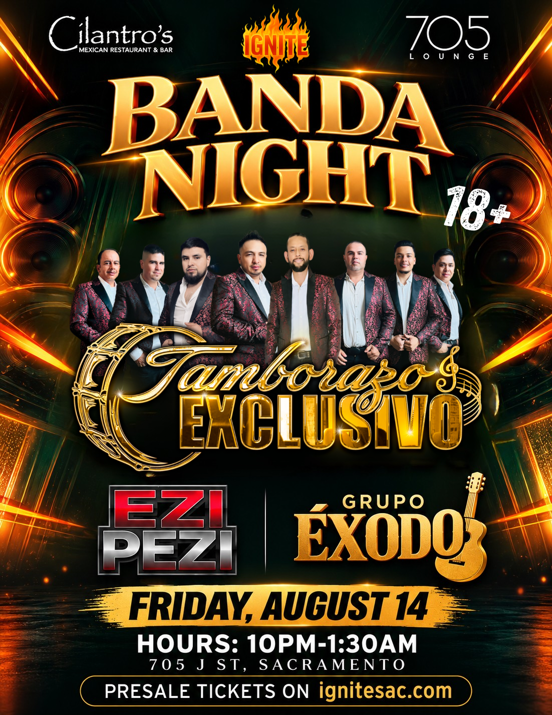 18+ Banda Night 8/14